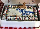 7th birthday cake for Drew
